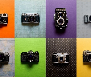 Zestaw, Aparaty fotograficzne