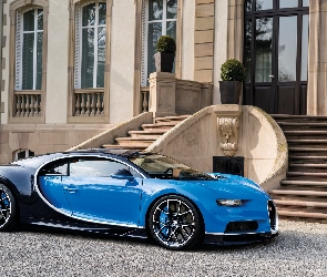 Bugatti Chiron, 2016, Niebieski