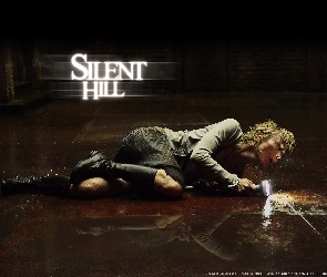 latarka, leży, Silent Hill, Radha Mitchell