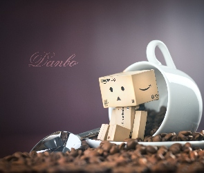 Danbo, Filiżanka, Ludzik, Kawa, Kartonowy