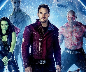 Chris Pratt, Aktor, Strażnicy Galaktyki, Dave Bautista, Zoe Saldana, Film, Aktorka