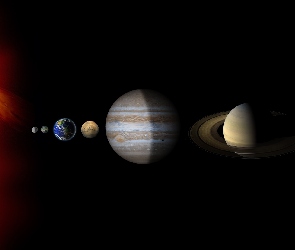 Neptun, Mars, Ziemia, Słońce, Gwiazda, Planety, Układ słoneczny, Wenus, Uran, Jowisz, Saturn, Merkury