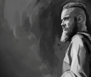 Paintography, Travis Fimmel, Ragnar Lodbrok, Vikings, Wikingowie, Film