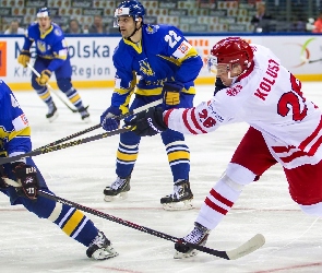 Hokej, Mecz Polska - Ukraina, Marcin Kolusz, Mistrzostwa Świata Dywizji 1A Kraków 2015, Zawodnicy