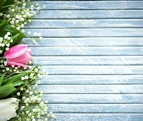 Kwiaty, Tulipany, Konwalia majowa