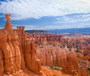 Stan Utah, Skały, Kanion, Park Narodowy Bryce Canyon, Stany Zjednoczone