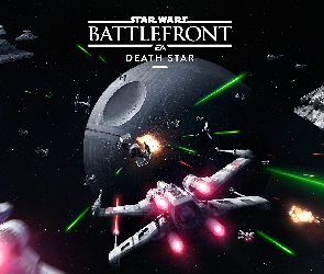 Gwiazda Śmierci, Plakat, Planeta, Statek Kosmiczny, Star Wars Battlefront