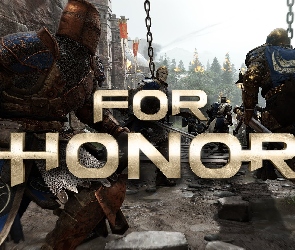 Gra, Plakat, Walka, Rycerze, For Honor