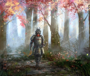 Samuraj, Las, Fantasy
