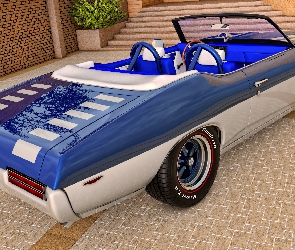 Zabytkowy, 1969, Pontiac GTO Convertible