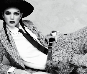 Garnitur, Kapelusz, Kendall Jenner, Modelka