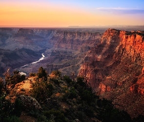 Stany Zjednoczone, Klif, Park Narodowy Wielkiego Kanionu, Kanion, Stan Arizona