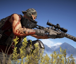 Karabin, Mężczyzna, Gra, Tom Clancys Ghost Recon : Wildlands