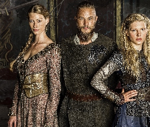 Wikingowie, Aslaug, Vikings, Serial, Lagertha Lothbrok, Ragnar Lothbrok, Travis Fimmel, Katheryn Winnick, Alyssa Sutherland