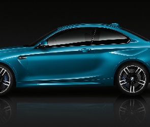 BMW M2 Coupe, 2016, Niebieskie