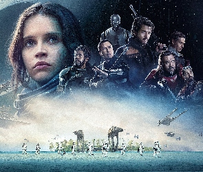 Film, Plakat, Rogue One: A Star Wars Story, Łotr 1. Gwiezdne wojny – historie