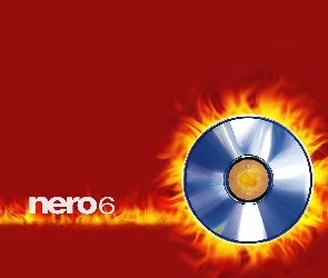 Nero, grafika, ogień, program, płyta