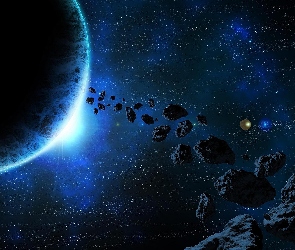 Kosmos, Meteoryty, Gwiazdy, Planety