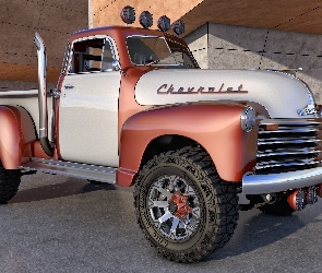 Zabytkowy, 1951, Chevrolet Pickup 4x4