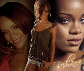 Usta, Oczy, Robyn Rihanna Fenty, Duże