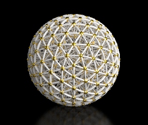 Ażurowa, Kula, Grafika 3D