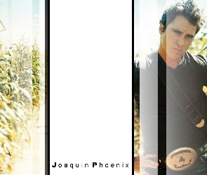 czarna koszulka, pasek, Joaquin Phoenix