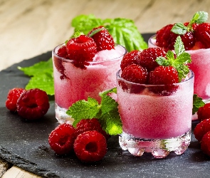 Maliny, Deser, Sorbet
