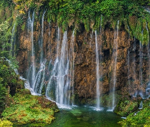 Wodospad Galowacki Buk, Park Narodowy Jezior Plitwickich, Chorwacja, Plitvice
