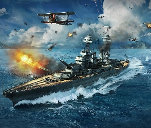 Gra, Samoloty, Okręty, World of Warships