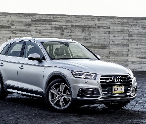 Audi Q5, 2017, Srebrne