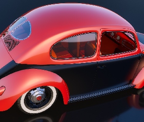 Zabytkowy, 1950, Volkswagen Beetle