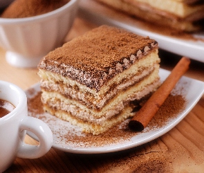 Tiramisu, Kawa, Ciasto