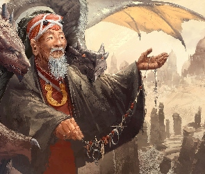 Mężczyzna, Smoki, Fantasy