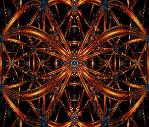 Abstrakcja, Rozgałęzienia, Grafika 3D