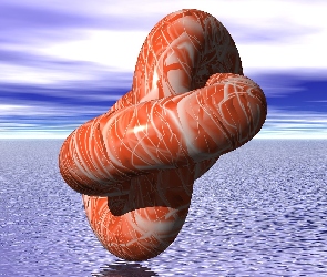 Bryła, Morze, Grafika 3D