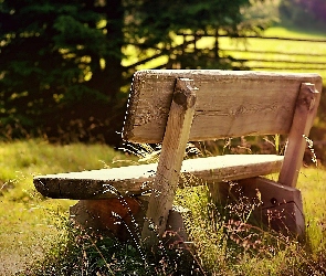 Drewniana, Ławka