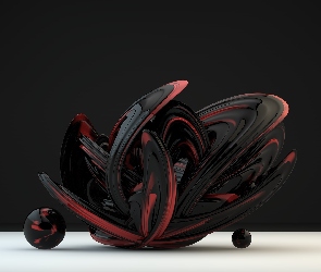 Bryła, Kuleczki, Grafika 3D