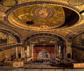 Stany Zjednoczone, Stan Connecticut, Scena, Teatr Palace & Majestic Theaters, Zaniedbana, Bridgeport