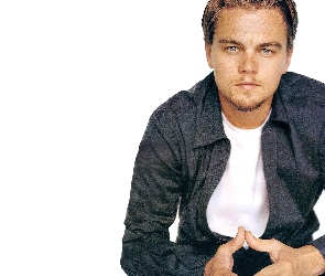 Leonardo DiCaprio, czarna koszula