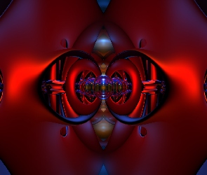 Abstrakcja, Oczy, Grafika 3D