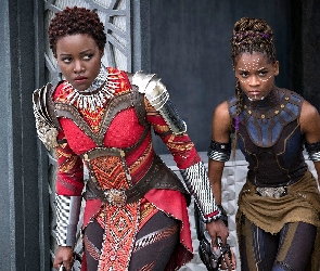 Black Panther, Letitia Wright - Shuri, Lupita Nyongo - Nakia, Czarna pantera, Film