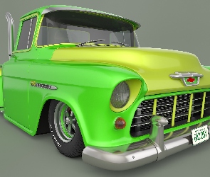 Zabytkowy, 1955, Chevrolet 3100 Pickup