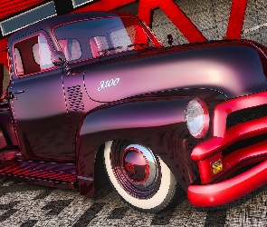 Bok, 1954, Zabytkowy, Chevrolet 3100 Pickup