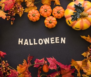 Dynie, Liście, Halloween