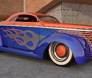 Zabytkowy, Bok, 1937, Ford Street Rod