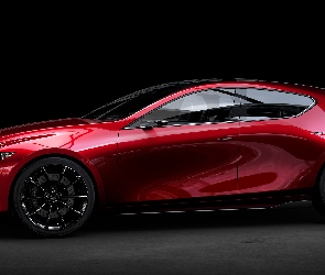 2017, Concept, Czerwona, Mazda Kai