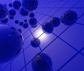 Kule, Odbicie, Grafika 3D