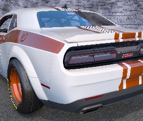 2017, Tył, Dodge Demon SRT