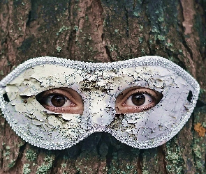 Oczy, Drzewo, Maska