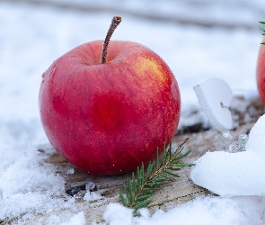 Serca, Śnieg, Jabłka